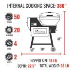 recteq Bullseye RT-B380X Pellet Grill with Cover