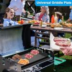 Universal Flat Top Griddle for Gas and Charcoal Grills