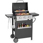 3-Burner Stainless Steel Propane BBQ Grill