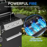 3-Burner Stainless Steel Propane BBQ Grill
