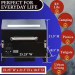 Portable Pellet Grill Smoker with Meat Probes