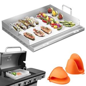 Stainless Steel Griddle for Gas BBQ Grill