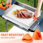 Stainless Steel Griddle for Gas BBQ Grill