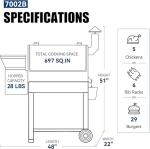 Z GRILLS PID Control Pellet Smoker Grill 700 sq in