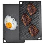 Bruntmor 2-in-1 Cast Iron Grill Plate 17x10
