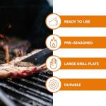 Bruntmor 2-in-1 Cast Iron Grill Plate 17x10