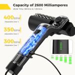 Electric Rotary Grill Brush with 3-Speed Control