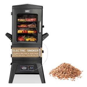 40" Electric Vertical Smoker with Cover and Probe