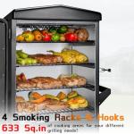 40" Electric Vertical Smoker with Cover and Probe