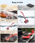 Bristle-Free Grill Brush and Scraper Set