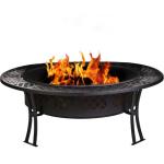 CobraCo Diamond Mesh Fire Pit with Cover