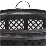 CobraCo Diamond Mesh Fire Pit with Cover