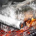 LANNEY 12" Smoke Tube for Pellet Grills - 2 Pack