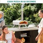 YITAHOME 12" Wood Fired Pizza Oven for Outdoors
