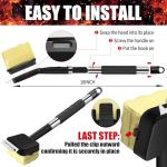 Bristle-Free BBQ Grill Brush with Replaceable Head