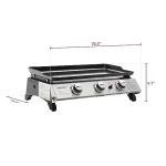 Portable Propane Gas Griddle for Outdoor Grilling
