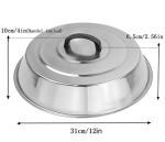 BBQ Accessories Set: Stainless Steel Basting Covers