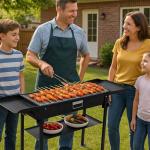 Comsenz Portable Charcoal Grill with Storage Bag