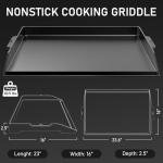 Utheer 23" Cast Iron Griddle for Grilling
