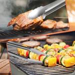 17 Inch Stainless Steel BBQ Grill Tongs