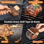 Cordless Electric Grill Cleaner Brush with Steel bristles