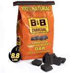 Organic Charcoal Briquettes for Grilling and Smoking