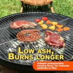 Organic Charcoal Briquettes for Grilling and Smoking