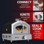 Deco Chef Outdoor Gas Pizza Oven and Grill