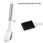 16.5” Stainless Steel Grill Brush with Replacements