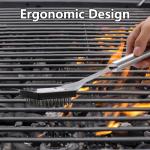 16.5” Stainless Steel Grill Brush with Replacements