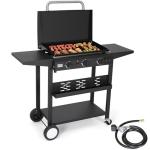 WARMOUNTS 3-Burner Portable Propane Gas Grill