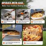 VEVOR 12-inch Outdoor Wood Fire Pizza Oven