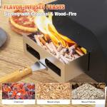 GRILIFE 12" Outdoor Wood Pellet Pizza Oven
