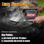 Bristle-Free Grill Brush for Safe BBQ Cleaning