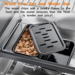 Large Vertical Electric Smoker Grill with 4 Racks