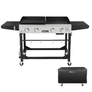 Royal Gourmet 4-Burner Propane Gas Grill and Griddle