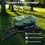 Brand-Man Portable Propane Gas Grill with Cart