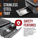 GasOne Dual Fuel Portable Camping Grill with Case