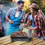 GasOne Dual Fuel Portable Camping Grill with Case
