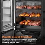 Vertical Electric Wood Pellet Smoker with Cover