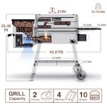 KingChii Electric Wood Pellet Grill & Smoker