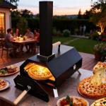Portable Wood Fired Pizza Oven for Outdoor Fun