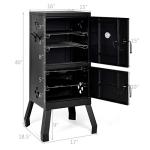 DORTALA Vertical Charcoal Smoker for Backyard BBQ