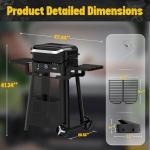 Portable Electric Grill with Smart Heat Control