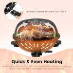 CHEFJOY 1600W Portable Electric BBQ Grill