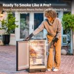 East Oak 30" Electric Smoker with Side Loader