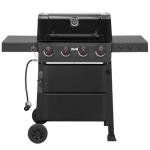Feasto 4 Burner Gas Grill with Side Table