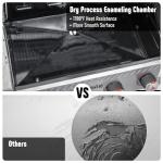 Feasto 4 Burner Gas Grill with Side Table