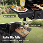 Feasto 4 Burner Gas Grill with Side Table