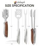 Michelangelo 6-in-1 BBQ Grilling Tool Set